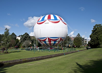 Bournemouth Balloon anchored