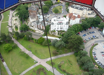 Bournemouth Balloon looking down